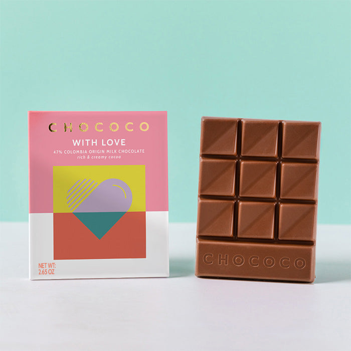With Love 47% Milk Chocolate Bar