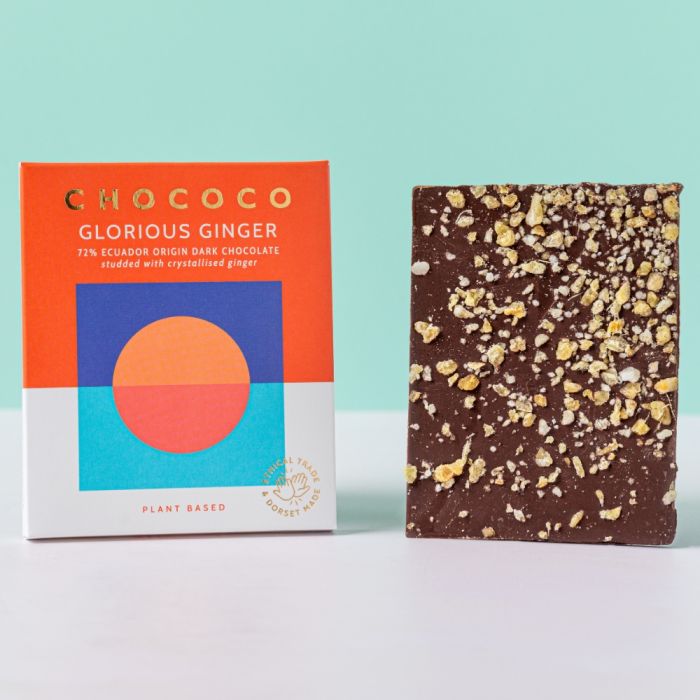Glorious Ginger Dark Chocolate Bar (Main)