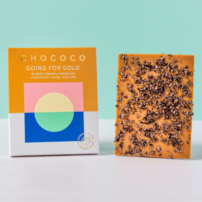 Going for Gold Blonde Caramel Chocolate Bar (Main)