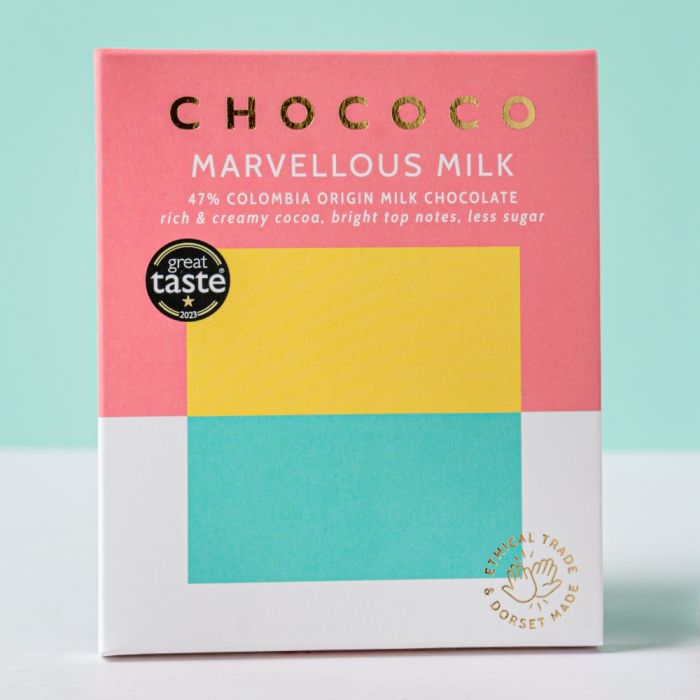 Marvellous Milk 47% Milk Chocolate Bar (Main)