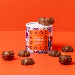 Milk Chocolate Scary of Spiders Shapes Tube